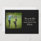 Gepersonaliseerde beste hond moeder wenskaart kaart (Voorkant)