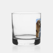Gepersonaliseerde beste hond papa ooit whisky glas (Rechts)