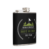 Gepersonaliseerde Beste Hubby door Par Heupfles (Rechts)