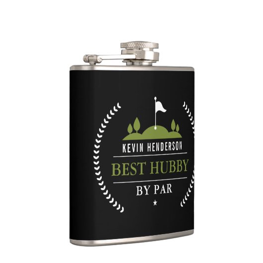 Gepersonaliseerde Beste Hubby door Par Heupfles (Rechts)