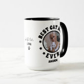 Gepersonaliseerde beste kat mam ooit aangepaste fo mok (Voorkant rechts)