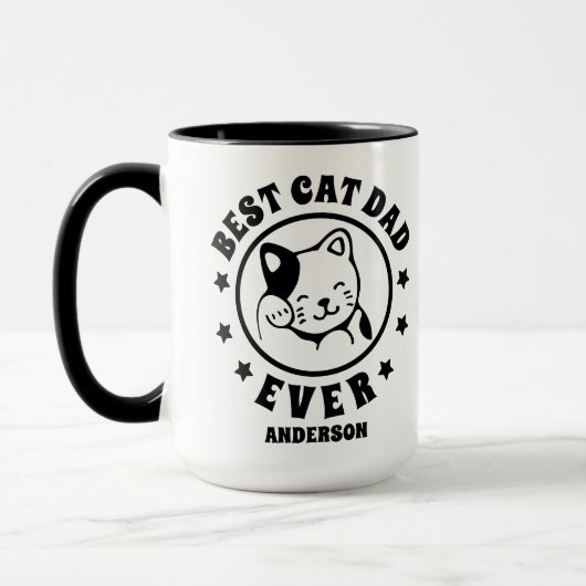 Gepersonaliseerde beste kat papa ooit aangepaste n mok (Links)