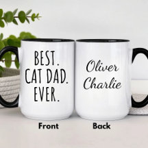 Gepersonaliseerde Beste Kattenpapa Ooit