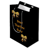 Gepersonaliseerde beste leraar medium cadeauzakje (Voorkant Gekanteld)