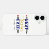 Gepersonaliseerde Beste Leraar Ooit - Gepersonalis Case-Mate iPhone Case (Achterkant (horizontaal))