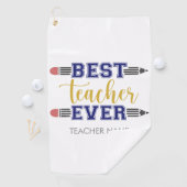 Gepersonaliseerde Beste Leraar Ooit - Gepersonalis Golfhanddoek (Insitu)