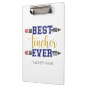 Gepersonaliseerde Beste Leraar Ooit - Gepersonalis Klembord (Links)