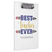 Gepersonaliseerde Beste Leraar Ooit - Gepersonalis Klembord (Rechts)