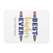 Gepersonaliseerde Beste Leraar Ooit - Gepersonalis Magneet (Horizontaal)