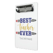 Gepersonaliseerde Beste Leraar Ooit - Gepersonalis Mini Klembord (Angled2)