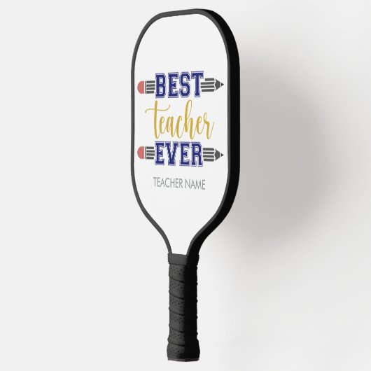 Gepersonaliseerde Beste Leraar Ooit - Gepersonalis Pickleball Paddle (Links)