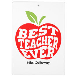 Gepersonaliseerde beste leraar ooit klembord