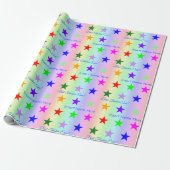 Gepersonaliseerde Beste Leraar Ooit Leuke Rainbow Cadeaupapier (Uitgerold)