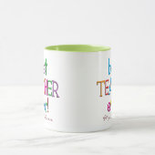 Gepersonaliseerde beste leraar ooit mok (Midden)