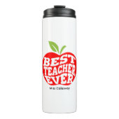 Gepersonaliseerde beste leraar ooit thermosbeker (Voorkant)