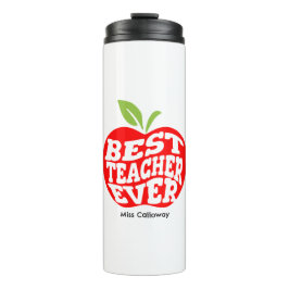 Gepersonaliseerde beste leraar ooit thermosbeker