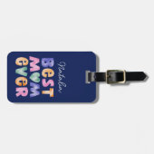 Gepersonaliseerde beste mam ooit bagagelabel (Voorkant horizontaal)