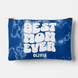 Gepersonaliseerde Beste Mam Ooit Blauwe Tie Dye Etui
