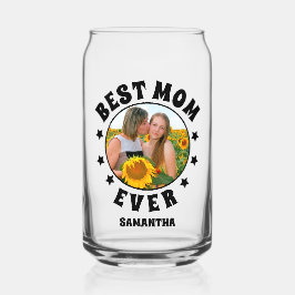 Gepersonaliseerde Beste Mam Ooit Foto Moederdag Blikvorm Glas
