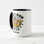 Gepersonaliseerde Beste Mam Ooit Foto Moederdag Mok (Voorkant links)