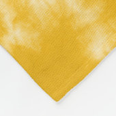 Gepersonaliseerde Beste Mam Ooit Gele Tie Dye Fleece Deken (Hoek)