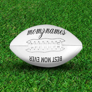 Gepersonaliseerde Beste Mam Ooit Kalligrafie Naam American Football