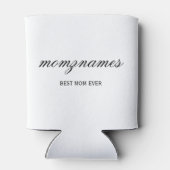Gepersonaliseerde Beste Mam Ooit Kalligrafie Naam Blikjeskoeler (Achterkant)