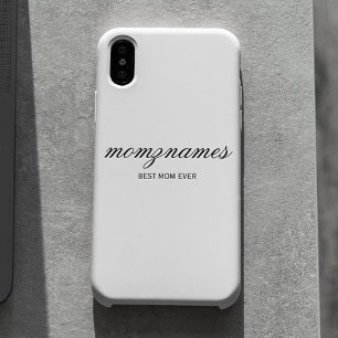 Gepersonaliseerde Beste Mam Ooit Kalligrafie Naam iPhone 16 Hoesje