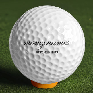 Gepersonaliseerde Beste Mam Ooit Kalligrafie Naam Golfballen