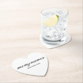 Gepersonaliseerde Beste Mam Ooit Kalligrafie Naam Kartonnen Onderzetters (Insitu)