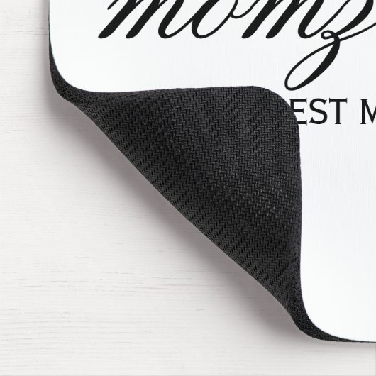 Gepersonaliseerde Beste Mam Ooit Kalligrafie Naam Muismat (Hoek)