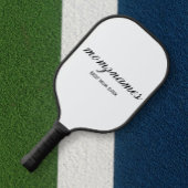 Gepersonaliseerde Beste Mam Ooit Kalligrafie Naam Pickleball Paddle