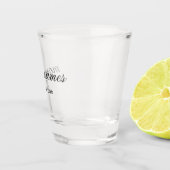 Gepersonaliseerde Beste Mam Ooit Kalligrafie Naam Shot Glas (Rechts)