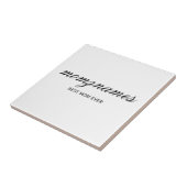 Gepersonaliseerde Beste Mam Ooit Kalligrafie Naam Tegeltje (Zijkant)