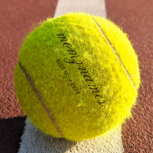 Gepersonaliseerde Beste Mam Ooit Kalligrafie Naam Tennisballen