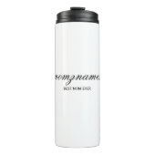 Gepersonaliseerde Beste Mam Ooit Kalligrafie Naam Thermosbeker (Voorkant)