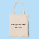 Gepersonaliseerde Beste Mam Ooit Kalligrafie Naam Tote Bag<br><div class="desc">Vier de speciale moeders in je leven met onze gepersonaliseerde beste moeder ooit kalligrafie naam ontwerp, ideaal voor Moederdag, verjaardagen, of elke gelegenheid om show uw liefde. Dit elegante en aanpasbare geschenk is ideaal voor alle moeders - of ze nu 's werelds beste moeder ooit zijn, hondenmoeder, kattenmoeder of bonusmoeder!...</div>