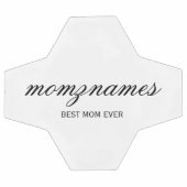 Gepersonaliseerde Beste Mam Ooit Kalligrafie Naam Voetbal (Enkel)