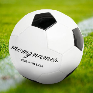 Gepersonaliseerde Beste Mam Ooit Kalligrafie Naam Voetbal