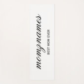 Gepersonaliseerde Beste Mam Ooit Kalligrafie Naam Yogamat (Voorkant)