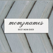 Gepersonaliseerde Beste Mam Ooit Kalligrafie Naam Yogamat