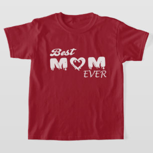 Gepersonaliseerde beste mam ooit t-shirt