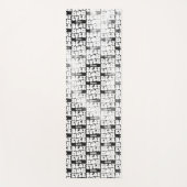 Gepersonaliseerde Beste Mam Ooit Zwart Tie Dye Yogamat (Voorkant)