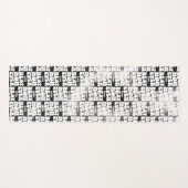 Gepersonaliseerde Beste Mam Ooit Zwart Tie Dye Yogamat (Voorkant (horizontaal))