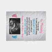 Gepersonaliseerde Beste Mama Deken van Bump Ik ben (Voorkant (Horizontaal))