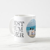 Gepersonaliseerde beste mama ooit Mok met foto (Voorkant links)