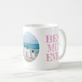 Gepersonaliseerde beste mama ooit Mok met foto (Voorkant rechts)