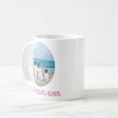 Gepersonaliseerde beste mama ooit Mok met foto (Voorkant links)