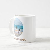 Gepersonaliseerde beste mama ooit Mok met foto (Voorkant links)