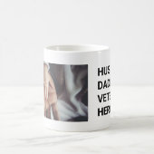 Gepersonaliseerde beste man Papa Vaderdag Koffiemok (Center)